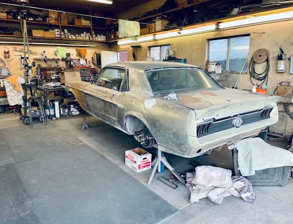 Vehicles at the Al Mahir workshop